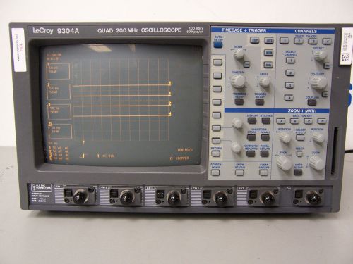 7904 LECROY 9304A QUAD 200 MHZ / 100 MS/S 50 KPTS / CH OSCILLOSCOPE