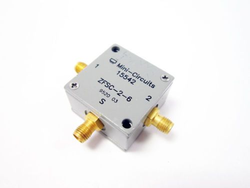 MINI-CIRCUITS ZFSC-2-6 COAXIAL 2-WAY POWER SPLITTER 60 MHZ