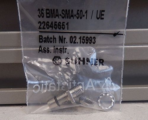 HUBER + SUHNER 36 BMA-SMA-50-1/UE BETWEEN SERIES ADAPTER BMA - SMA  850