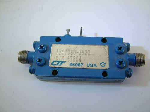 RF AMPLIFIER CTT AFO/080-3522 4 - 8GHz S/N 57804