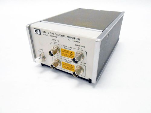 HP AGILENT KEYSIGHT 8447D AMPLIFIER 1300 MHZ OPTION 001 8447D-001 1.3 GHz