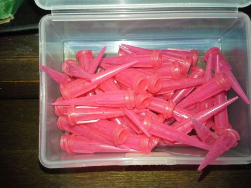 1 BOX OF EFD ULTRA TIPS #5125TT-B .010 RED 50PC