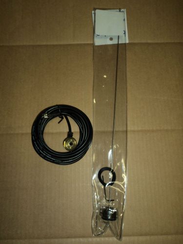 New UHF or VHF NMO ANTENNA KIT and 17&#039; ANTENNA CABLE w/ MINI U UHF For  MOTOROLA