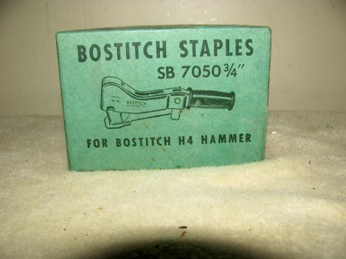 2,000 BOSTITCH STAPLES SB7050 3/4&#034; BOX  COATED STAPLES FOR H4 HAMMER