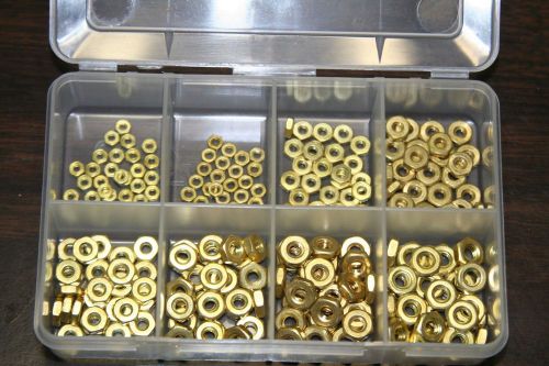 M2  THRU 8MM  BRASS METRIC  FLAT WASHER  ASSORTMENT