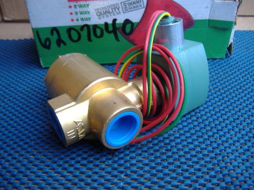 Asco red-hat ii 8223g5 solenoid valve, high pressure 25-750-psi, 3/4&#034;-npt for sale