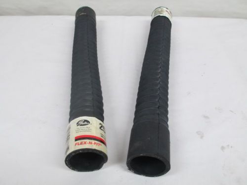 LOT 2 NEW GATES ASSORTED FLEX RADIATOR COOLANT HOSE 26415 25477 15.5IN D211995