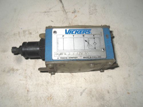 (Q2-4) 1 VICKERS DGMFN-3-Y-A2W-B2W-21 CONTROL VALVE