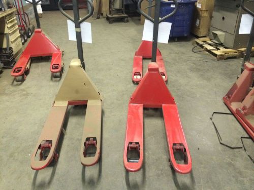 NEW RAYMOND MANUAL PALLET JACK , 20&#034; X 36&#034; 5000 LB CAPACITY , HD , 3 AVAILABLE