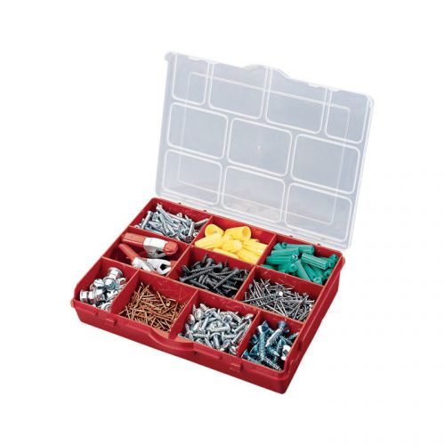 Stack-On Multi Compartment Storage Box w/Removable Dividers #SBR-10