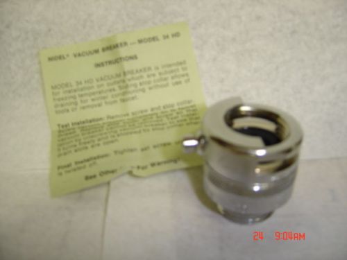 WOODFORD HYDRANT VACUUM BREAKER NIB 34HD CHROME