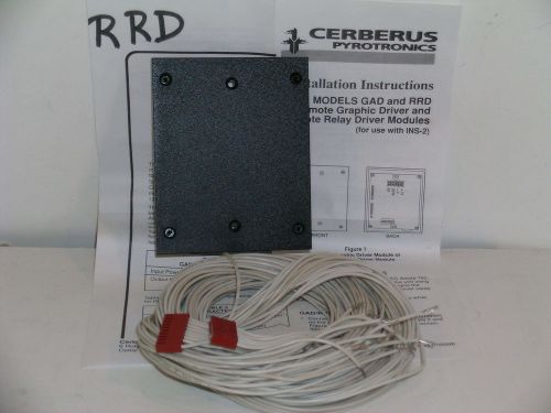 CERBERUS PYROTRONICS SIEMENS RRD REMOTE RELAY DRIVER INS-2 8 ZONE MODULE **NEW**