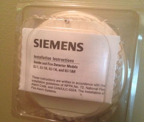 NEW - Siemens ILI-1 Smoke Detector &amp; Fire Detector