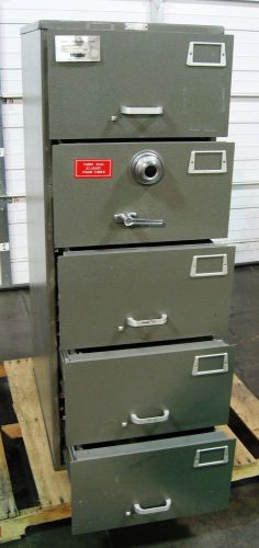 Mosler GSA 5-Drawer Class 6 File Cabinet Legal Security Safe