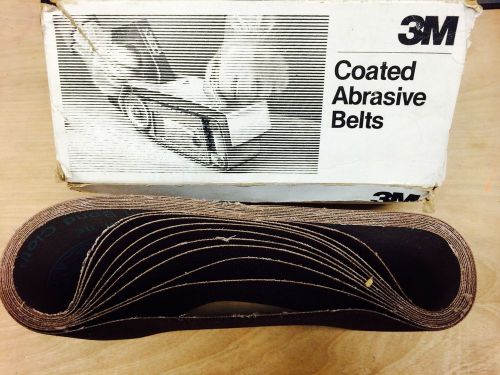 4&#034; x 21-3/4&#034; THREE-M-ITE RESIN BOND CLOTH BELTS GRIT100X 3M NO.26746 (DD3580-10)