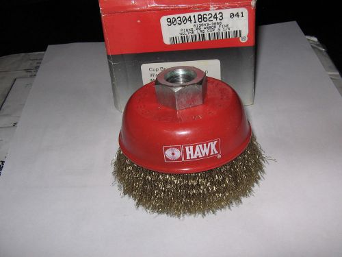 Hawk, Cup Brush, 80mm Dia., M16 x 2 Arbor, 8500 Max RPM