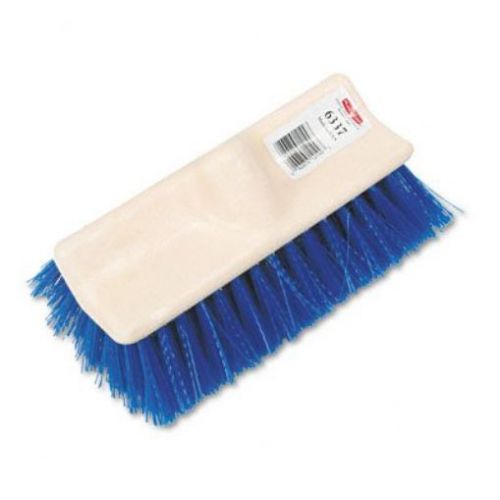 Bi-Level Deck Scrub Brush  Polypropylene Fibers  10 Plastic Block  Tapered Hole