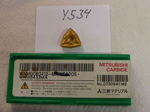 5 NEW MITSUBISHI WNMG 433 MA  CARBIDE INSERTS.  GRADE: EU6005  {Y534}