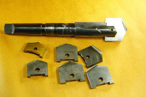 AMEC C SERIES W/ 7 INSERTS SPADE DRILL 4 MORSE TAPER 21631-0004 COOLANT 4MT