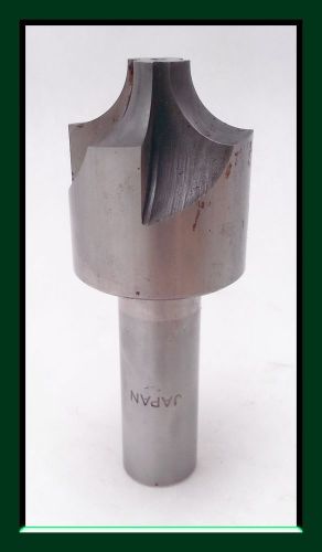 Corner-Rounding High-Speed Steel End Mill 1/2&#034; Radius, 1-1/2&#034; Mill Diameter