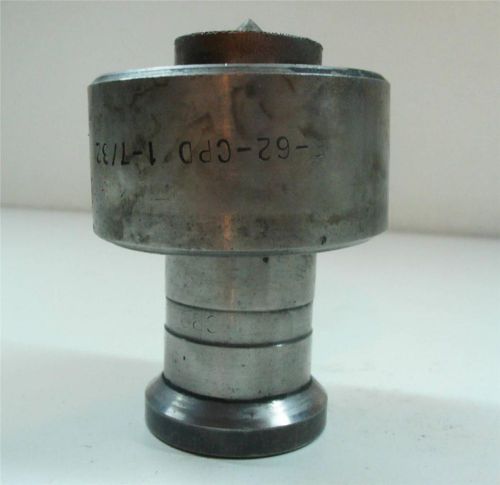 F-62-CPD 1 7/32&#034; DIE &amp; CPD C-770 1 3/16&#034; Iron Worker PUNCH J