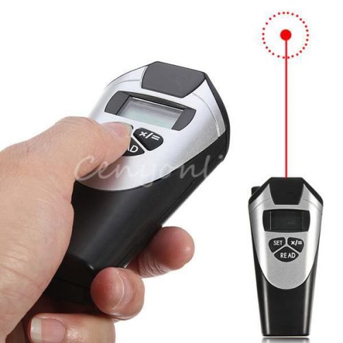 Ultrasonic Tape LCD Digital Solid Laser Beam Pointer Tool Distance Measure Meter