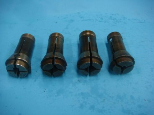 PORST #11 RECTANGLE COLLETS, 4PCS.1/4&#034; x 1/2&#034;,1/4 x 1/2&#034;,7/16 x 1/2&#034;,1/4&#034; x 5/16