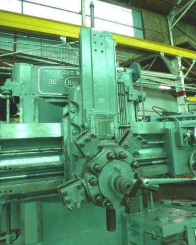 Bullard 36&#034; cutmaster lathe  4-jaw, 180 rpm, turret t.d.a., 30 hp, (25845) for sale