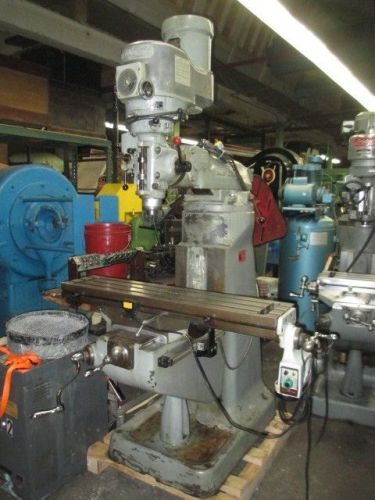 Bridgeport vari speed 1 1/2hp vertical turret milling machine, br2j – dro! for sale