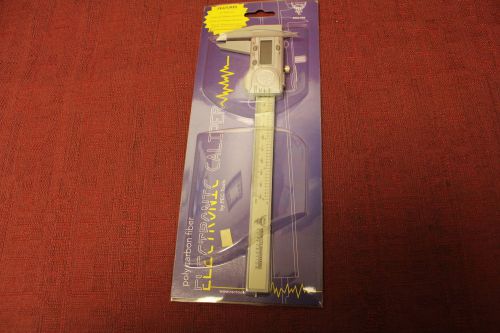 Pec 0~6&#034; electronic digital fractional caliper polycarbon fiber new for sale