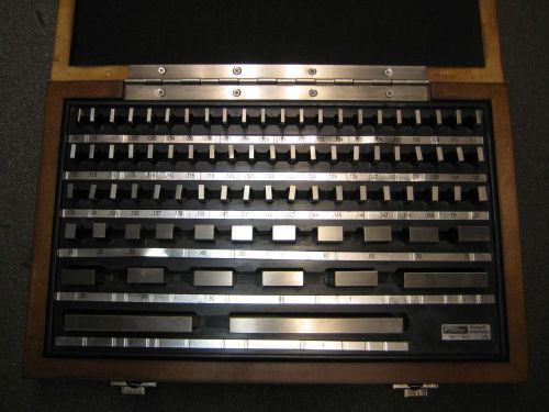 FOWLER 53-672-081  Economy Grade Steel 81pc Rectangular Gage Block Set