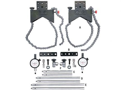 Starrett s668dz shaft alignment clamp kit w/ 2 81-141j indicator pump compressor for sale