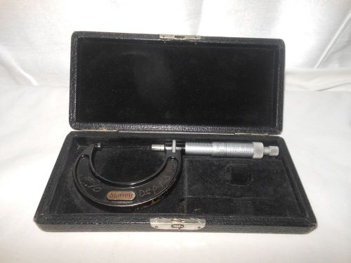 VINTAGE STARRETT MICROMETER CALIPER NO.436-2&#034;