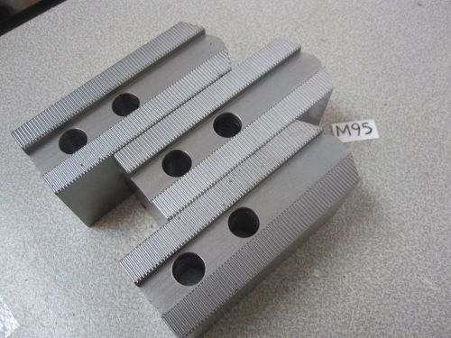 10&#034; Aluminum Soft Jaws Serrated for Lathe Chucks 2&#034; Height