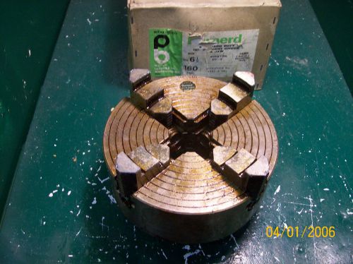 NEW IN BOX PRATT-BERNERD  6-1/2 INCH STANDARD DUTY 4 JAW D1-4 BACK LATHE CHUCK