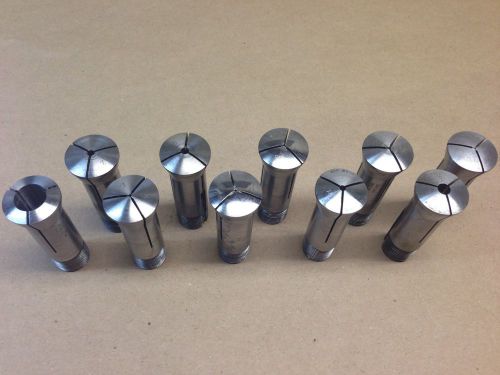 Lot of 10 Schaublin W20 W-20 Collets Lathe Metric 0.7 -144