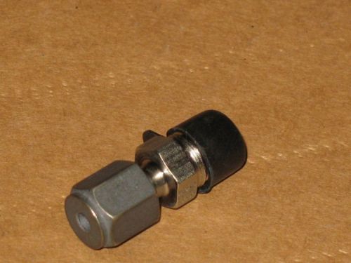 Parker Stainless Steel SS Fitting 1/8 Tube to 3/8&#034; Male Pipe Straight Union