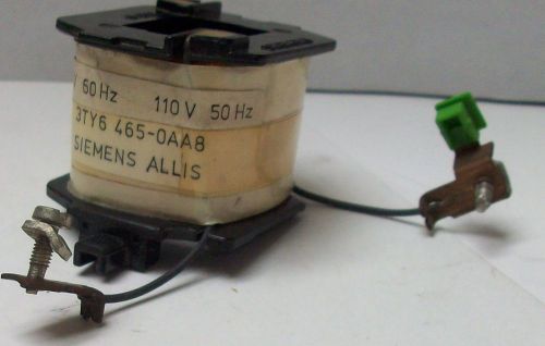 Siemens general purpose replacement solenoid coil 3ty6-465-0aa8 120vacusg for sale