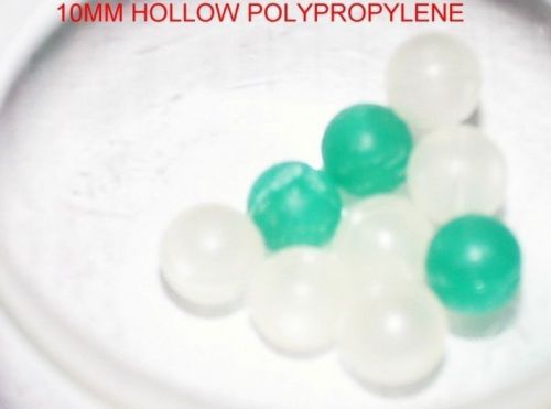 POLYPROPYLENE BALL .375&#034; GREEN  HOLLOW  FLOAT BALLS 15467-90