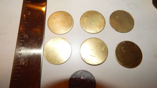 12  Brass   22MM  Brass Round Blank, , Brass Disc. Jewelry Material