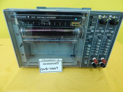 Yokogawa 305721-11B1CHC Portable Recorder Model 3057 Used Working