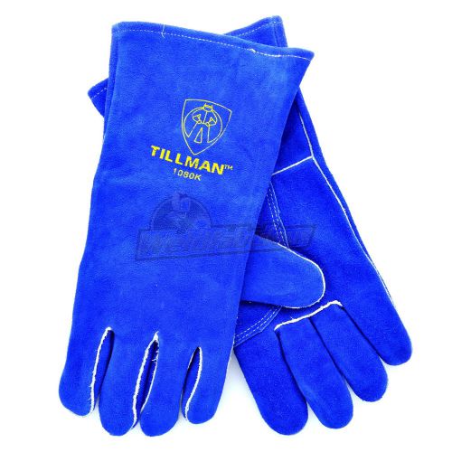 Tillman 1080K Kevlar  Lined Palm Stick Welding Gloves Blue, Large
