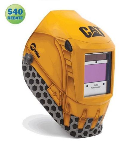 Miller Welding Helmet - CAT Digital Performance - Auto Darkening Lens 256165