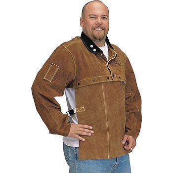 Revco Black Stallion 214CS Cowhide Welding Cape Sleeve w/ 14&#034; Bib Combo, Medium