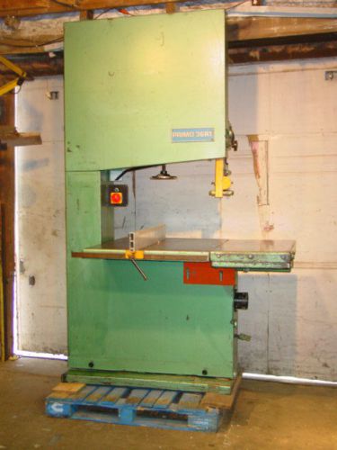 36&#034; Primo 36AT rolling table bandsaw cutoff/rip Cardboard cutting  bandsaw