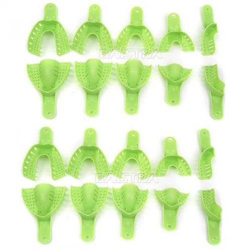 New 2 Sets!!! Dental Ortho Impression Trays Autoclavable Central 10 pcs/Set