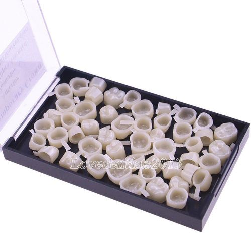 50pcs 1Pack Dental Temporary Crown Material For Molar Posterior Teeth Assortment