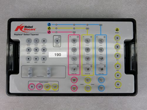 NOBEL BIOCARE REPLACE SELECT TAPERED 21 BITS DENTAL SYSTEM