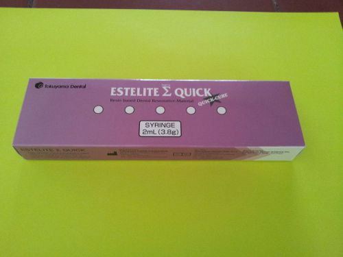 Tokuyama estelite sigma quick  syringe 3.8g shade 0a2 for sale