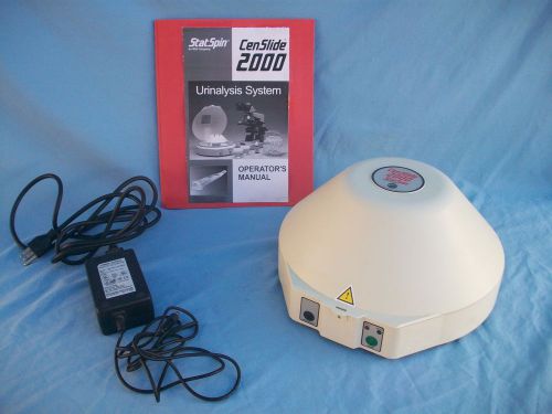 Statspin censlide 2000 urinalysis urine analyzer system centrifuge m401-22 for sale